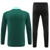 Manchester United Training Sweatshirts Quarter-zip 2024-25 Grüne Für Herren